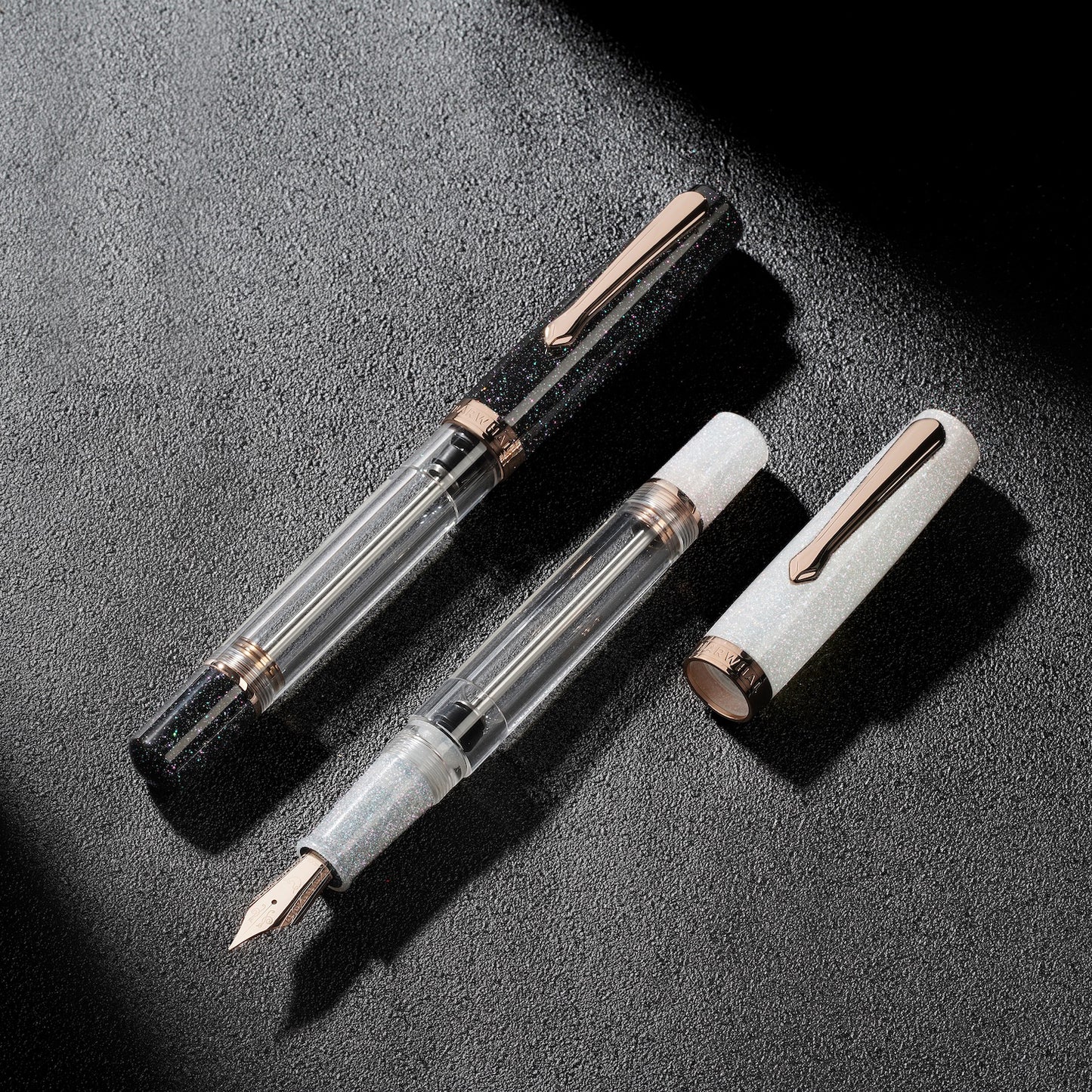Nahvalur-Original-Plus-Lovina-Graphite-Fountain-Pen-Black-and-White-pens