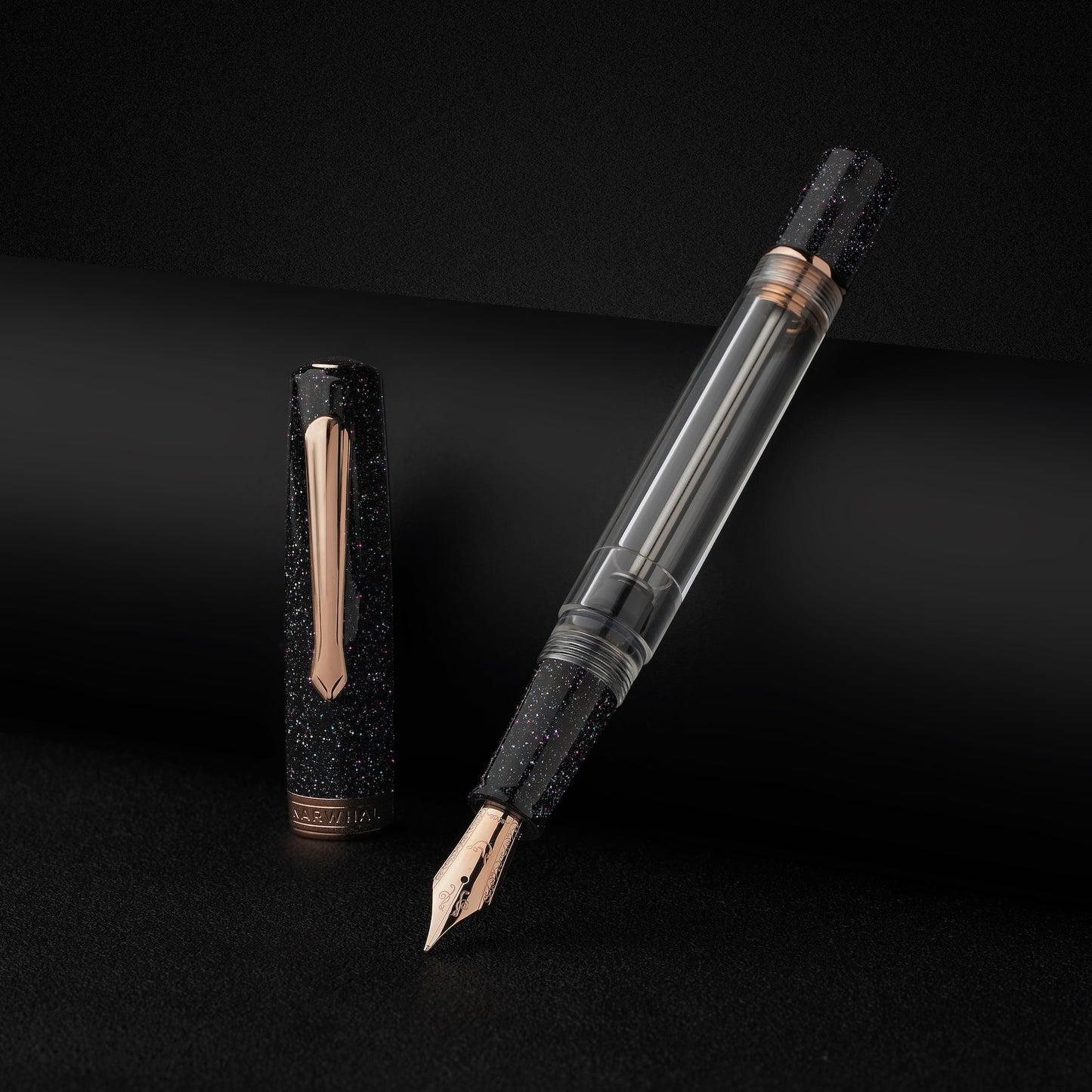 Nahvalur-Original-Plus-Lovina-Graphite-Fountain-Pen-Cap-Off
