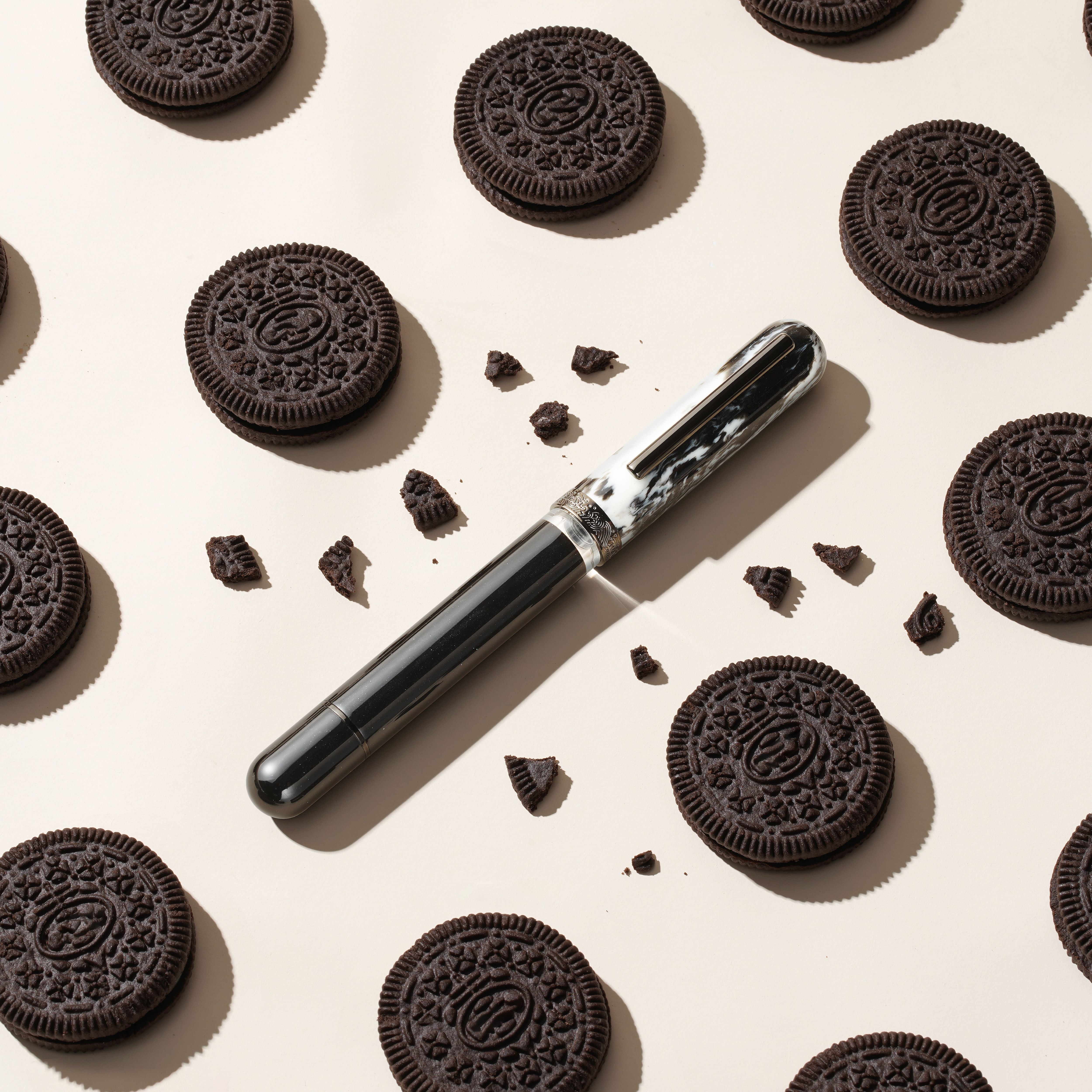 nahvalur Voyage クッキーアンドクリーム 中字 m Nahvalur Voyage Cookies & Cream Fountain Pen | Nahvalur