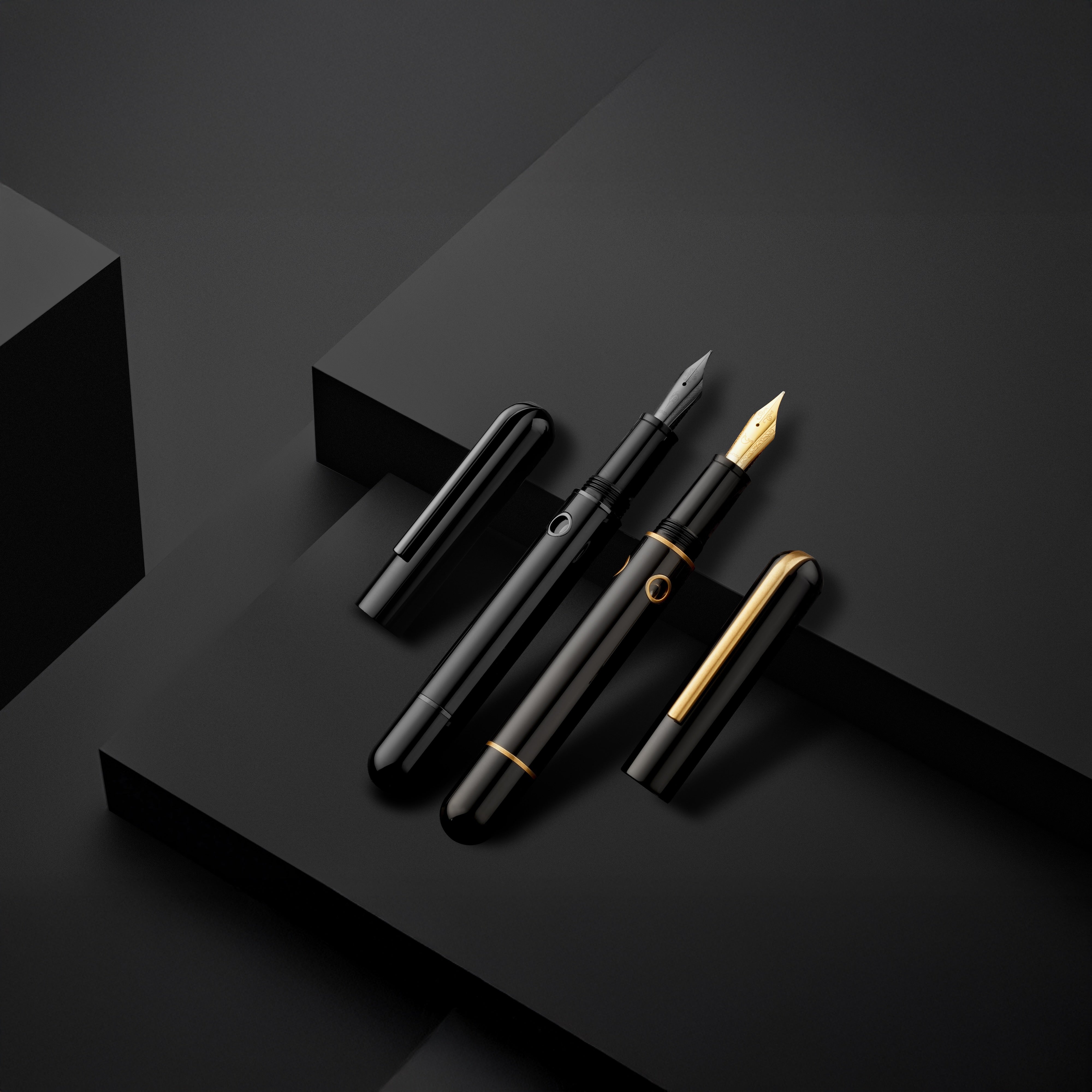 Nahvalur Nautilus Cephalopod Black Ebonite Fountain Pen