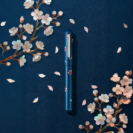 IKKAKU by Nahvalur 落樱 Cherry Blossom Urushi Fountain Pen