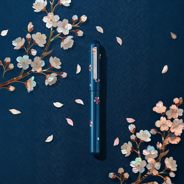 IKKAKU by Nahvalur 落樱 Cherry Blossom Urushi Fountain Pen