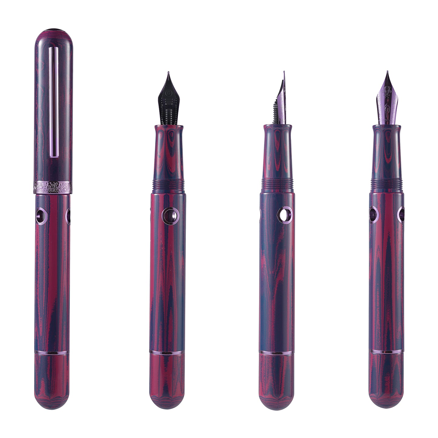 
                  
                    Nahvalur Nautilus Anthias Violet Ebonite Fountain Pen
                  
                