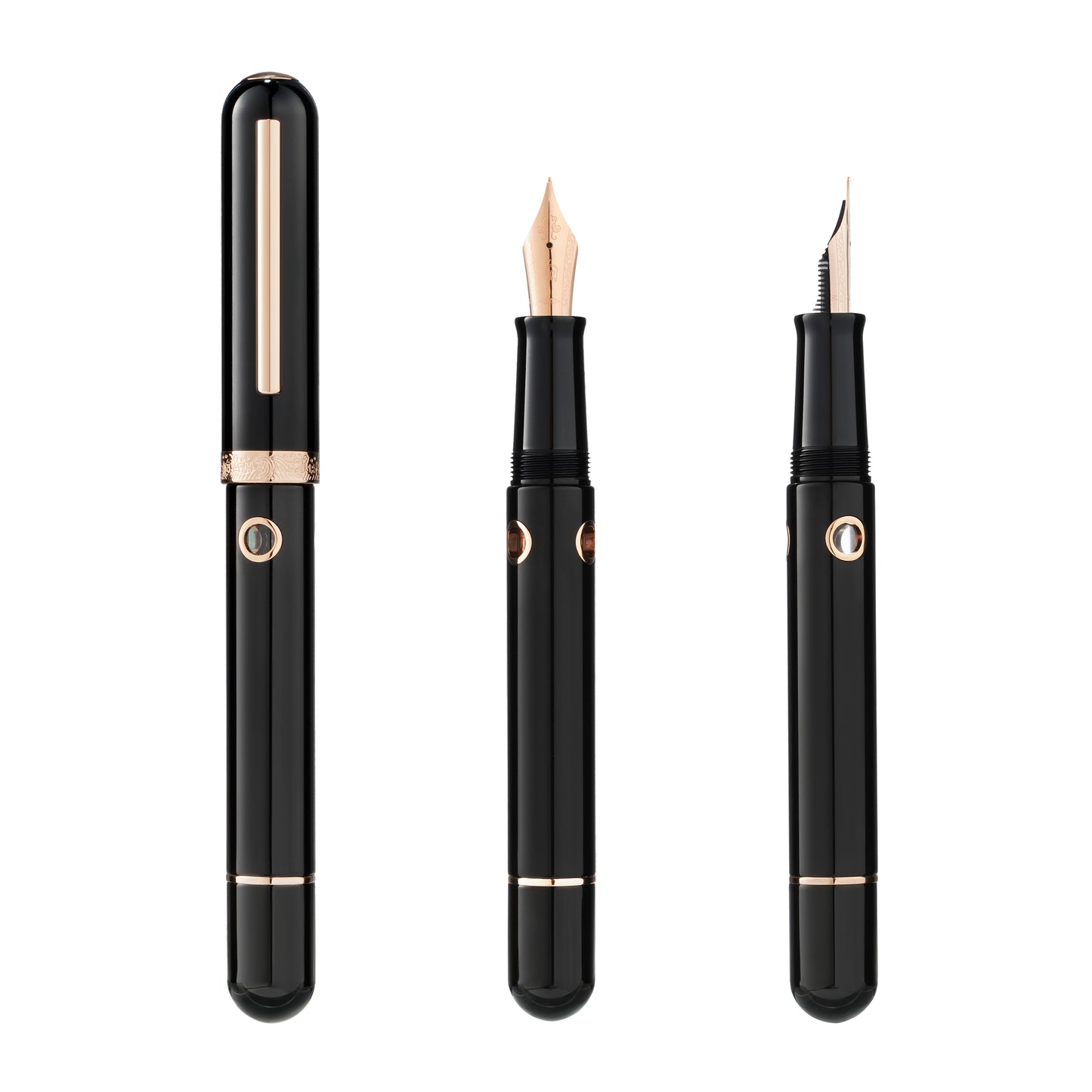 
                  
                    Nahvalur Nautilus Cephalopod Rose Gold Ebonite Fountain Pen
                  
                