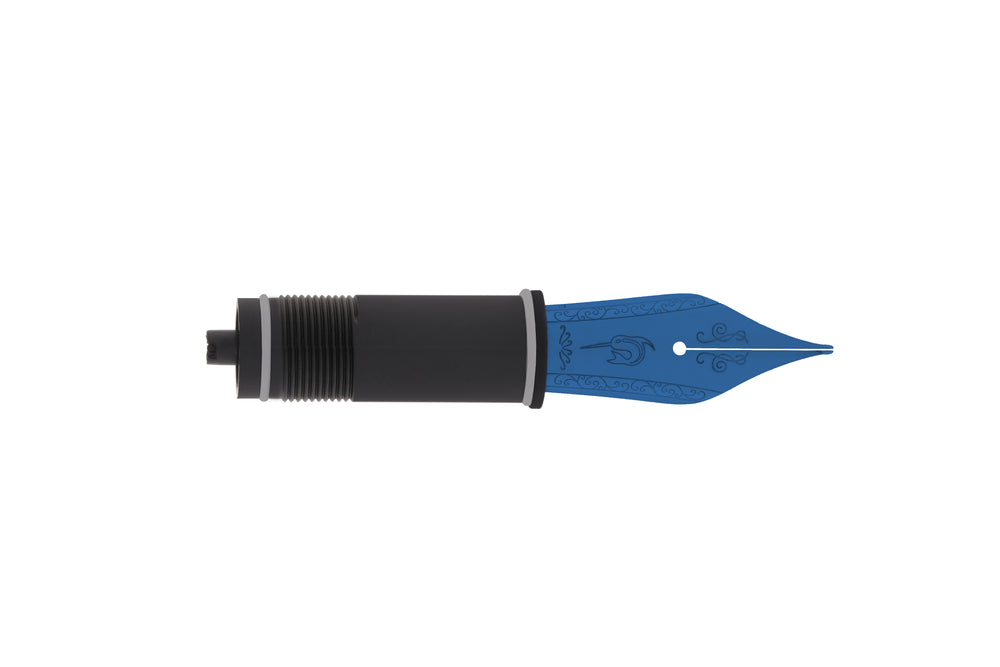 Nahvalur Stainless Steel Blue Plate No.6 Fountain Pen Nib