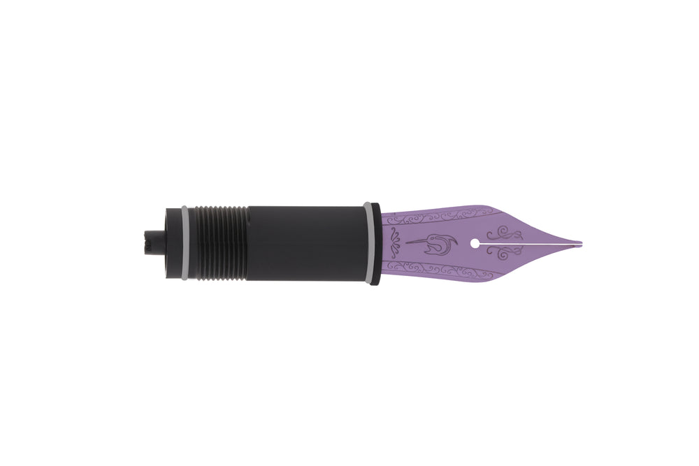 Nahvalur Stainless Steel Purple Plate No.6 Fountain Pen Nib