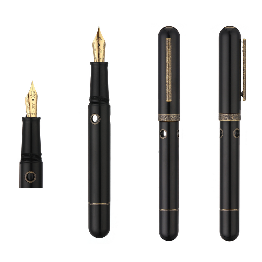 
                  
                    Nahvalur Nautilus Bronze Corydoras Ebonite Fountain Pen
                  
                