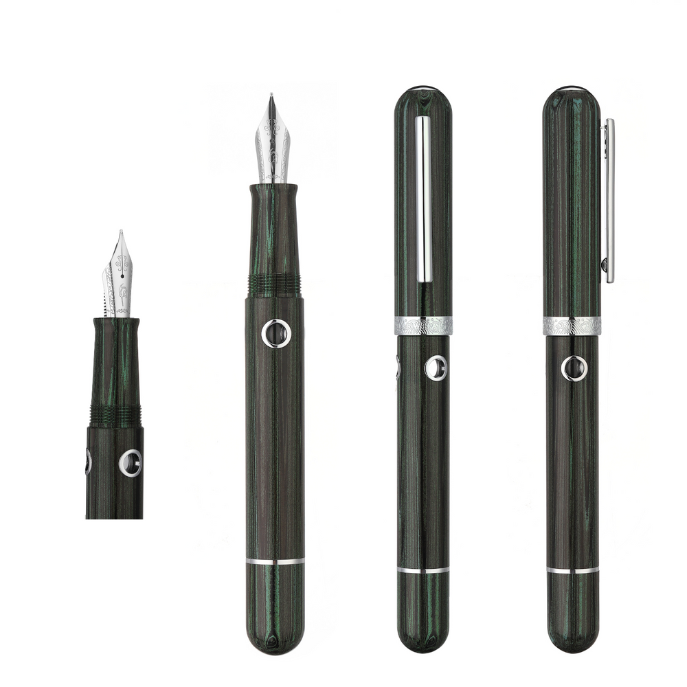 
                  
                    Nahvalur Nautilus Chelonia Green Ebonite Fountain Pen
                  
                