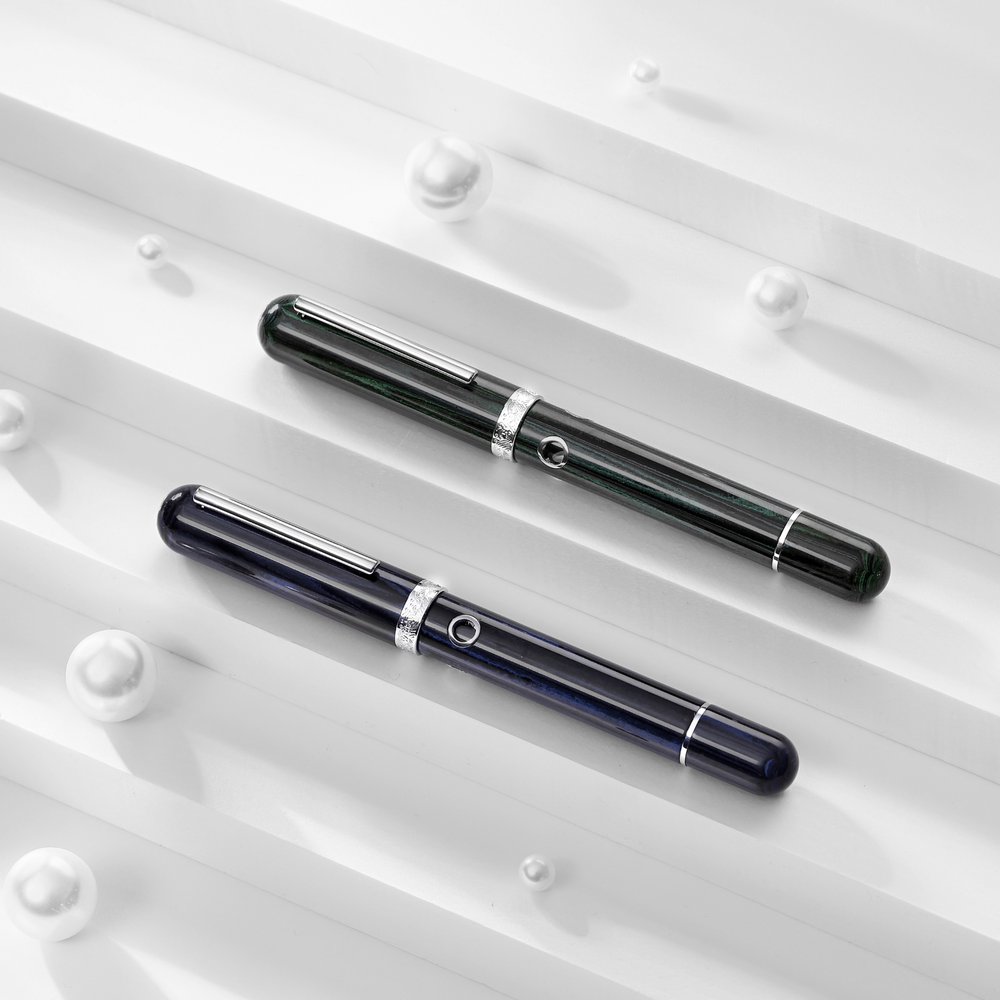 Nahvalur Nautilus Chelonia Green Ebonite Fountain Pen
